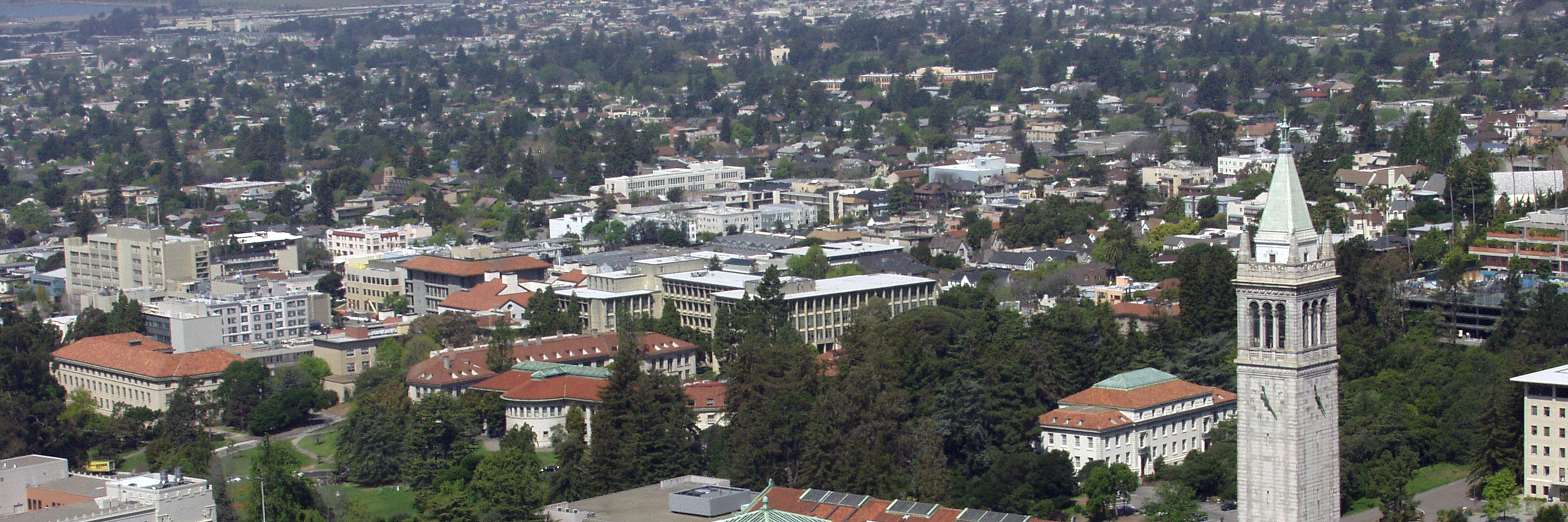 Aerial view of the UC Berkeley campus
