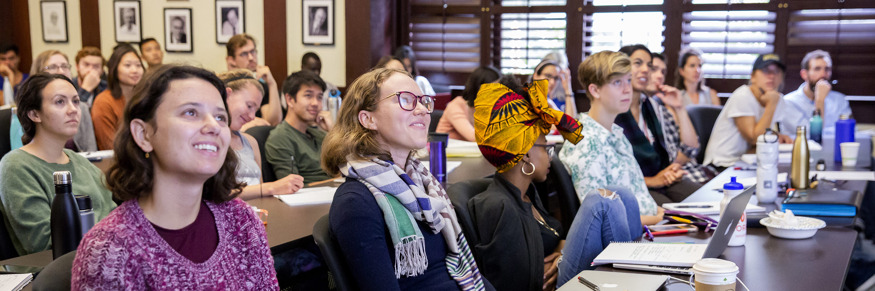 Students sitting in Goldman School classroom