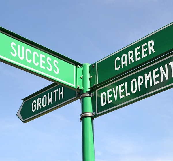 signpost pointing to 